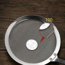 1个带手柄不锈钢网筛，银色厨房漏勺 - 彩色 - 查看 8