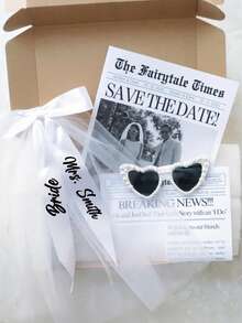 Personalized Heart-Shaped Pearl Fashion Glasses, Two Custom Pairs Of Black And White Pearl Heart-Shaped Fashion Glasses, Personalized Bridal And Groom Fashion Glasses, Bridesmaid And Groomsmen Fashion Glasses, Wedding Decoration Glasses, Novelty Women'S Heart-Shaped Fashion Glasses For Parties, Vintage Heart-Shaped Fashion Glasses - Multicolor - View 7