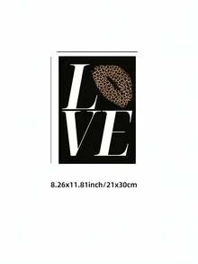 1/3pcs Frameless 3 PiecesLeopard Print Wall Art Set, Vintage 8 Ball & Martini Cocktail Poster Collection, Lucky Girl Aesthetic Decor, Retro Party Theme Prints For Bedroom, Dorm & Bar Wall - Multicolor - View 10