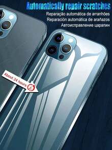 2 件装背面水凝胶膜适用于 16 15 11 12 13 14 Pro Max Mini Plus 屏幕保护膜适用于 X XR XS MAX 非玻璃礼物适合生日、家人、朋友手机屏幕保护膜、手机配件防水防震防摔防摔防刮防指纹全覆盖