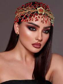 1 pieza Diadema de novia con cristales brillantes, estilo europeo, adecuada para fiesta de cumpleaños, banquete, HP21