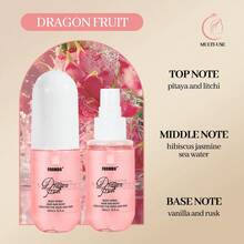 رذاذ عطري زهري وفاكهي بحجم 50 مل، عطر فريد من نوعه برائحة الورد والتنين، عطر طويل الأمد ومنعش مناسب للاستخدام اليومي في فصل الصيف وأي مناسبة، يغمرك في عالم الفواكه.