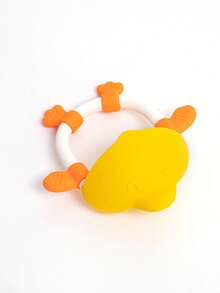 可爱带手柄婴儿出牙玩具硅胶牙胶婴儿咀嚼护理玩具新生儿配件 - 彩色 - 查看 13