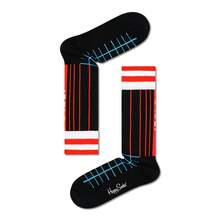 Happy Socks Calcetines Grid Stripe Crew Sock Talla 36-40 - Multicolor - Ver 1