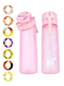 1pc Water Bottle With Fragrance Capsule, Contains 1 Random Scented Capsule, 0 Sugar 0 Calorie, With Straw, Suitable For Outdoor Sports, Leak-Proof Design, Applicable For Gym, Running, Sports Etc. - (Fragrance Capsule Only Improves Olfaction, Does Not Change Taste) Will Not Change The Taste Of Water, Only Makes The Water Smell More Fragrant. - Multicolor - View 13