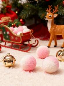 100个迷你绒球,手工毛绒球,色彩鲜艳的彩虹绒球,涤纶工艺球,毛毡套装,毛毡板,2025年毕业季装饰,家居用品,派对用品,复活节礼物,节日派对装饰,悬挂饰品和DIY项目 - 非常适合手工制作配件,母亲节,婚礼季,毕业季,送给家人和朋友的礼物,比最小的硬币还要小一点。迷你 - 彩色 - 查看 6