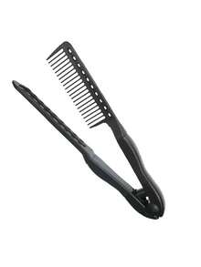 3 piezas/1 pieza Cepillo volumizador de raíces, Peine para peinado unisex, Cepillo de cabello de doble uso para rizar y alisar flequillos en forma de V, Herramienta portátil para peinado en el hogar