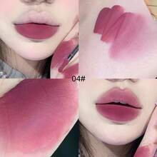 6-Color A+B Set Kekemood Cute Kitty Cake Lip Balm Set, Matte Finish Non-Stick Lip Gloss & Lip Cream, Moisturizing For Students, Lip Brush Included,Giveaways - Multicolor - View 12