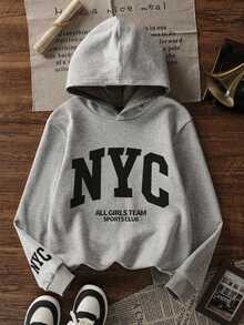 1件装少女加厚保暖连体衣，青少年学生服装，适合儿童秋冬季长袖上衣 - 灰色 - 查看 2