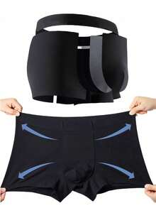 1-Piece Set Of Custom-Made Men's Briefs, Personalized Inner Belt, Photo And Picture Customization, Girlfriend Face Briefs, Valentine's Day Gift, Cute, Charming, Simple And Interesting Customized, Unique, Customized And Personalized Underwear, Suitable For Boyfriend's Bedroom, Wedding, Anniversary, Birthday, Festival - Multicolor - View 5