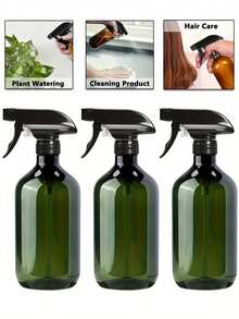 1 bình xịt đa năng có cò màu đen - Chất liệu nhựa bền, không mùi, thích hợp cho dung dịch tẩy rửa, làm vườn và sản phẩm chăm sóc da, có thể dùng làm bình phun tưới vườn, bình xịt nhựa và bình phun làm sạch vườn, vòi phun bền, phun áp lực cao, bình xịt liên tục bán tự động cho salon, thích hợp cho tinh dầu, dung dịch làm sạch cây trồng, gel tạo kiểu tóc, v.v., vòi phun bền. - Nhiều màu - Xem 2