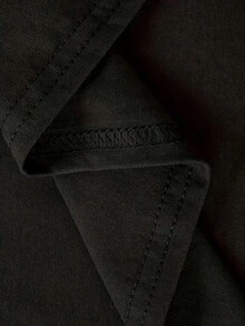 Pink Or Blue Grandma Loves You Print Round Neck Women's T-Shirt For Baby Gender Reveal Gift 220g Cotton T-Shirt - màu đen - Xem 3