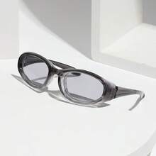Oval Sporty Futuristic Y2K Style Fashion Glasses, Fashion Versatile Casual PC (Polycarbonate) Fashion Glasses, All Season