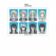 1pc - 2025 New - Line Study Room - Cat Director - ID Photo Girl High School Student - Anime Character Sticker - Phone Tablet Laptop Sticker - Planner Supplies - Decorative Sticker - Home Decor - Wall Decor - Cup Luggage Skateboard DIY Sticker - Stitch Toys Travel Toys Classroom Fidget Toys Mini Stuff Bath Toys Christmas Stationery Stress Ball - Birthday Gift - Christmas Gift - Christmas Eve Gift - Perfect Gift - Gift - Toys - Games