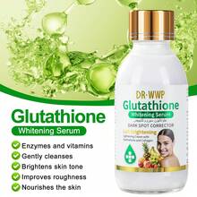 1瓶125毫升谷胱甘肽精华液，精华液，面部护理，保湿补水，温和清洁，提亮肤色。护肤，改善粗糙，淡化色斑，乳液，修复肌肤，紧致肌肤，强化肌肤屏障。 - 彩色 - 查看 4