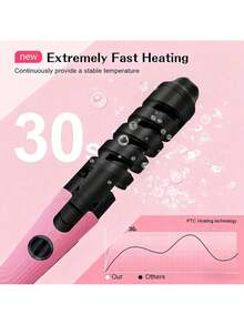 [Professional Curling Iron] Professional Fast Electric Curling Iron Roller Spiral Curler |Hair Styling Tools, Women'S Gifts - 美規A型插(110-127V) - 查看 9
