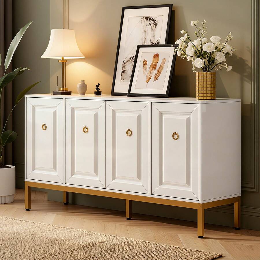 Förvaringsskåp - Vitt - Visa 1