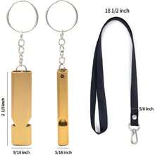 120 DB Loud Emergency Survival Whistle With Lanyard - Suitable For Coaches, Teachers, Dog Training, Kayak Accessories, And Hiking  Tool,25535603 - 彩色 - 查看 5
