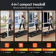 BLACK LORD Treadmill, Electric Exercise Machine, 2.2 HP, 3.2 HP, Fitness Equipment, Walking Jogging Trainer For Home Gym, Office, Commercial Series - EU C Type Plug(220-240V) - View 3