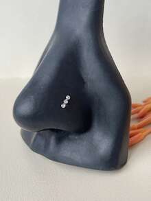 2 st näsringar set båge rostfritt stål nässtift näspiercing smycken för kvinnor män S-formad nässkruv näsringar stud kroppspiercing smycken