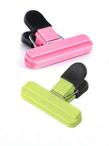 T-Type Food Sealing Clips, Potato Chip & Snack Packaging Strong Sealing Clips, Leak-Proof & Moisture-Proof, Plastic Bag Sealing Clips, & T-Type Clips, Moisture-Proof & Fresh-Keeping Sealing Clips, Food Storage Clips - Multicolor - View 29