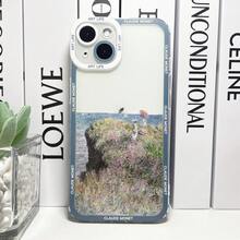 Claude Monet Painting Art Aesthetic Phone Case Cover Compatible With  16 15 14 13 12 11 Pro Max 17AIR 16 Plus 17PRO Clear Soft Cover, Cover Compatible With  17 Case,  17 Pro Case,  17 Pro Max Case