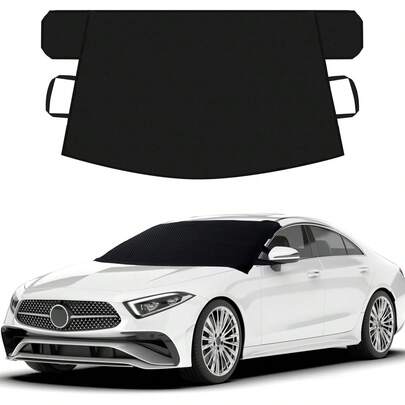 All-Weather Windshield Snow Cover - Best For Deicing And Frost, Full-Season Front Window Car Sun Shade Accessory