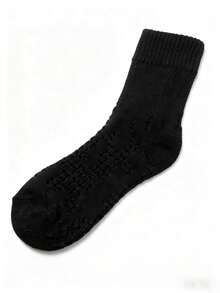 5 Pairs Soft & Comfortable Winter Hiking Mid-Calf Socks, Casual Indoor/Outdoor, Outdoor Activities, Classic Style, Hiking Socks, Comfortable, For Men And Women, Winter Travelers - Multicolor - View 3