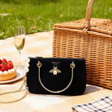 Gucci Customized Velvet Shoulder Bag - Luxury Handmade Handbag, Customizable Design, Elegant Evening Bag, Suitable For Special Occasions And Daily Use - Luxury Red/Black Ladies Clutch, Large Capacity Evening And Travel Bag, Exquisite Gift Packaging - 137881975 - View 10