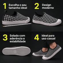 Women's Soft Lightweight Sneakers Ideal For Walking - Negro - Ver 2