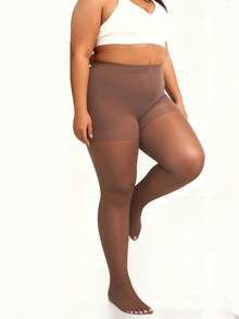 Women's 2 Pieces Set Of Ultra, Thin Belly Tightening And Anti-Running Stockings , Black , Belly Tightening And Leg Stabilization , Elegant Formal/Professional Party Pantyhose , Soft, Non-Dry Formula , Suitable For Daily And Special Occasions, Professional Stockings, Smooth Texture (Note: Not Suitable For Those Who Are Too Fat. The Color Is Slightly Different Due To Lighting Issues. Hope For Understanding), Cozy - Coffee Brown - View 10