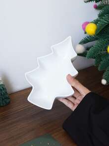 1 件陶瓷圣诞树形托盘，绿色圣诞树设计姜饼曲奇盘，适合圣诞老人圣诞树零食甜点盘，圣诞派对糖果盘圣诞装饰品圣诞装饰圣诞礼物圣诞派对用品 - 彩色 - 查看 16