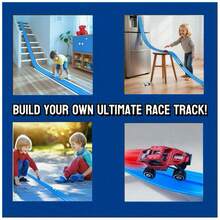 16FT DIY Toy Marble Runs Track Racing Set