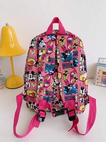 Disney Ba lô 1 chiếc, Ba lô đi dạo phố, Túi trẻ em nhiều màu, Túi đựng đồ dùng văn phòng phẩm, Túi tote đa năng, Thích hợp để mua sắm, tụ tập, làm quà tặng ngày lễ - Balo - Xem 11