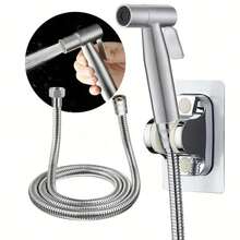 3Pcs Stainless Steel Bidet Sprayer High Pressure Handheld Adjustable For Personal Hygiene Pet Bathroom Shower Set