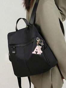 1 Stück Ballerina Mädchen Brief umkehrbarer Acryl Schlüsselanhänger für Mädchen, Kopfhörer Anhänger Zubehör, Taschen Anhänger Auto Schlüsselanhänger Geburtstagsgeschenke für Klassenkameradin Freund Kollege Brief Schlüssel Kettenanhänger