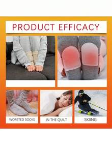 20 piezas/Caja Parches Calentadores de Pies, Calentamiento Corporal y de Pies para Invierno, Calentamiento Rápido, Duración Prolongada, Portátil, Pegatinas Autocalentables Desechables - Multicolor - Ver 6