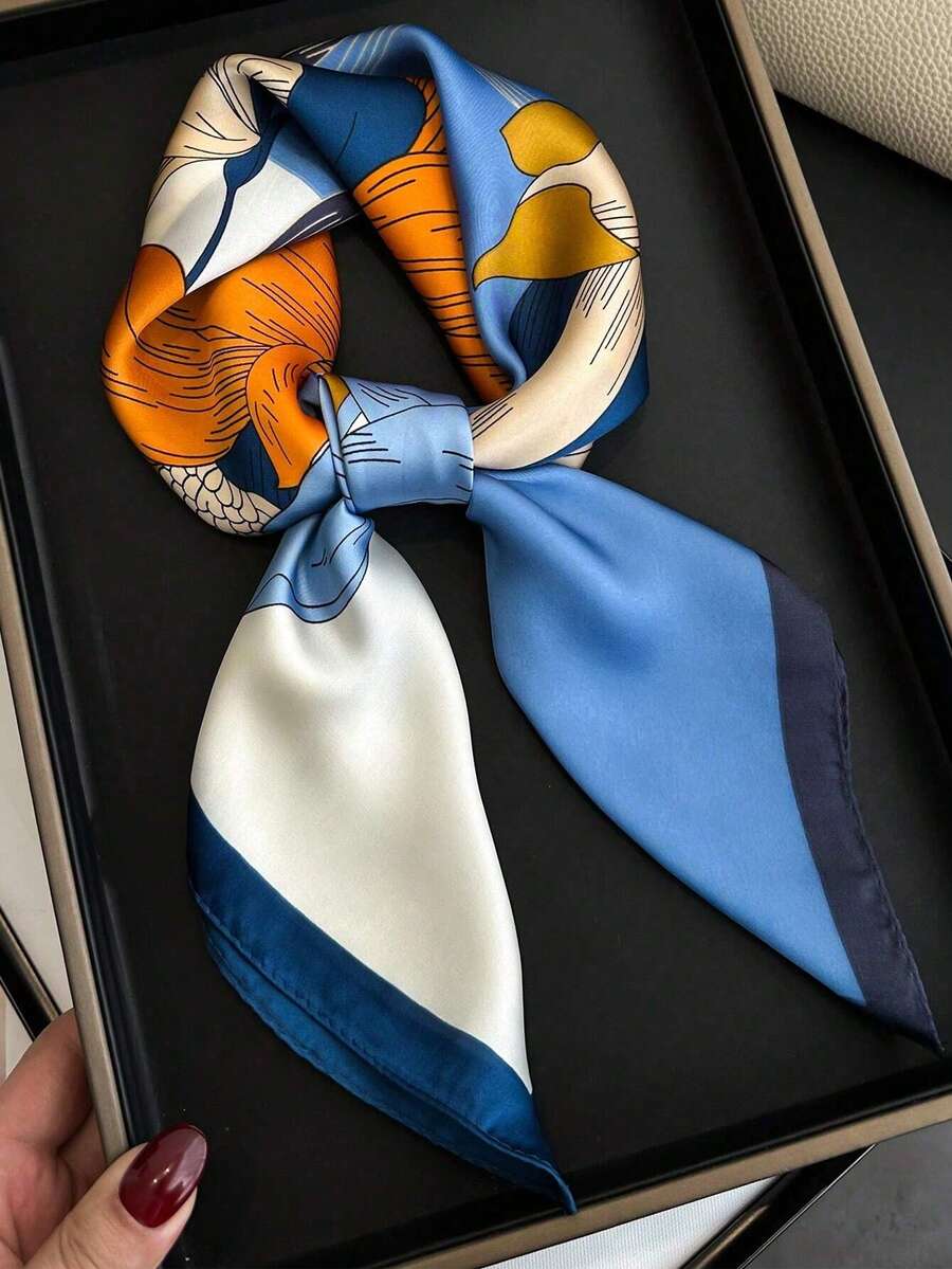 1PC Women's Printed Spring Summer Scarf, Sophisticated Color ...