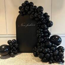 50 pièces Ensemble de ballons en latex de couleur unie multicolore, avec une large gamme de couleurs incluant le rose, le bleu, le vert, le rouge, l'or, le noir, le blanc, l'orange, le jaune, etc. Convient pour Noël, anniversaires, mariages, fiançailles, remises de diplômes, enterrements de vie de garçon, rassemblements de fête, baptêmes, décorations photographiques, décors de fête, arches et guirlandes de ballons DIY et autres scènes. - Multicolore - Voir 4