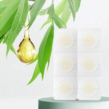 48 Stücke/12 Stücke traditionelle chinesische Medizin Akne Pflaster, mit Beifuß, Teebaum-Öl, Honig-Essenz, Hydrokolloid-Material, alkoholfrei, ermüdungslindernd, entspannend