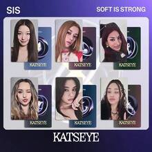 Kpop KATSEYE 6 件收藏照片卡套装 - 粉丝制作剪贴簿套装，BLINK 的 K-Pop 生日礼物 | 带展示盒的交易卡、书签套装、收藏卡情人节礼物小礼物热门团体支持卡、收藏小卡、新收藏贺卡、卡片展示收藏、流行音乐周边、盒装装饰小卡、Kpop - 小卡 - 查看 1