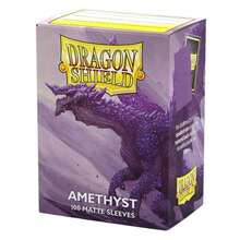 Standard-Hüllen in mattem Amethyst-Lila (100 Stück) – Dragon Shield - Violett - Übersicht 1