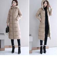 Women Winter Coats - Màu Khaki - Xem 4