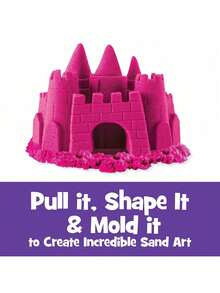 Spin Master Kinetischer Sand, der originale formbare sensorische Spielsand, rosa, 2 Pfund wiederverschließbare Tasche, ab 3 Jahren