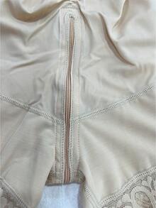 New High Waist Shapewear Shorts, Tummy Control Shaping Shorts With Zipper, Suitable For Various Occasions And Sports - Apricot - View 5