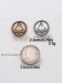 10 قطعة/عبوة أزرار أنيقة بتصميم دائري ذات نقوش فريدة مزينة بالراين ستون للنساء للكنزات والقمصان والفساتين والحقائب وصناديق الهدايا والأكمام والخياطة اليدوية