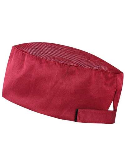 Kockmössa Matlagningshatt Restaurangkök Arbetshatt Kockmössa Manlig och kvinnlig servitör Platt hatt