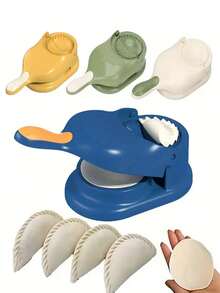 1pc 2-In-1 Dumpling Skin Maker, Creative Dumpling Making Tool, Diy Dumpling Machine, Manual Dumpling Machine, Dough Press Machine, Kitchen Gadget