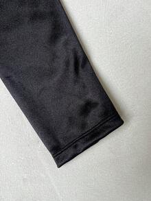 女士时尚性感露背连体裤 - 黑色 - 查看 10