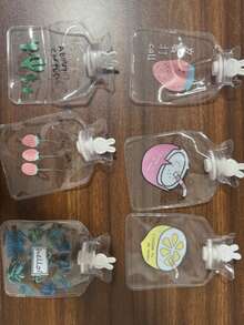 1个热水袋，可用于暖胃、暖手，女学生用它来暖胃，可爱毛绒热敷袋 - 彩色 - 查看 9